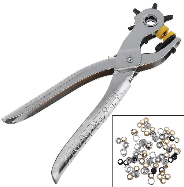 Wholesale 8 Inch Multifunction Belt Hole Punch with 75 Eyelets and